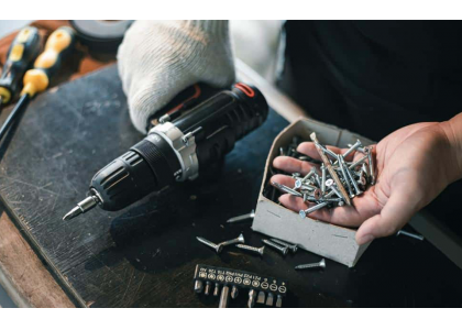 Where are machine screws and self-tapping screws used