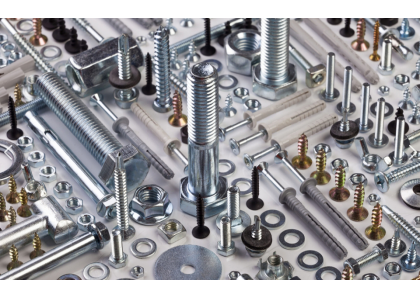 What areas of fastener production use hot-rolled steel