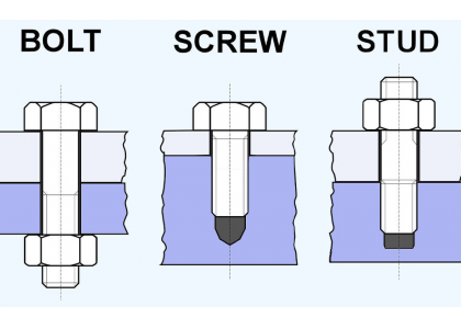Are studs and bolts the same thing